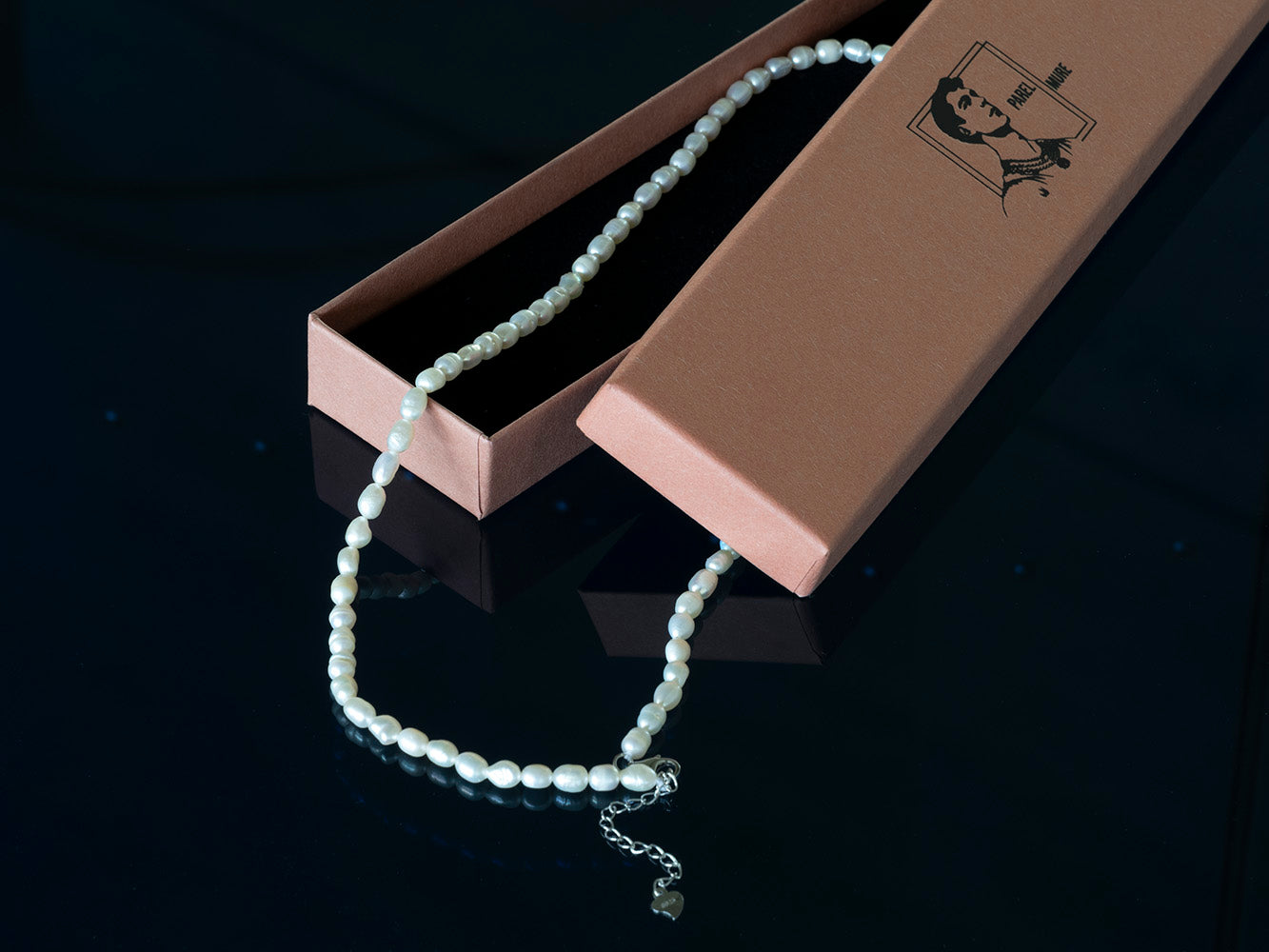 Charlie & Dana ll thin sweetwater pearl necklaces 49cm (+5cm)
